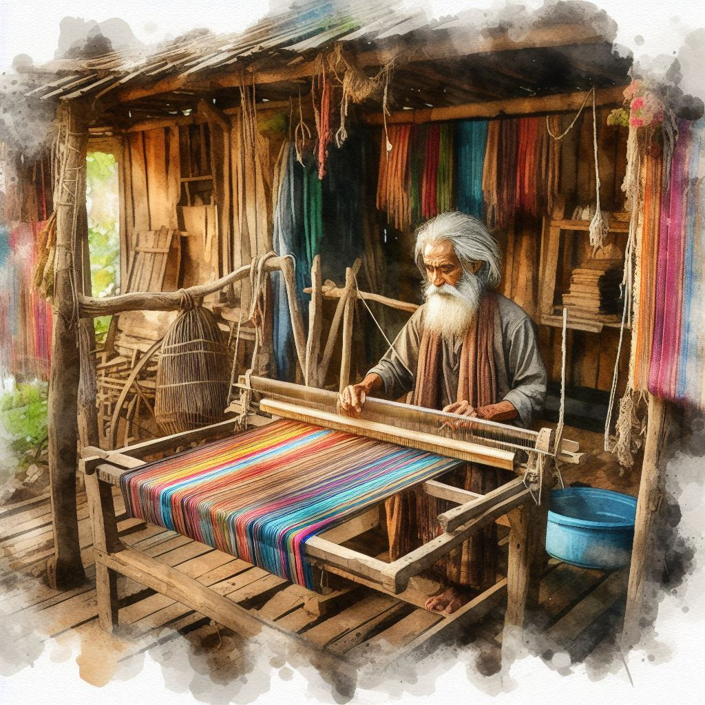 the old weaver