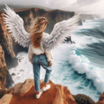 wing on a cliff