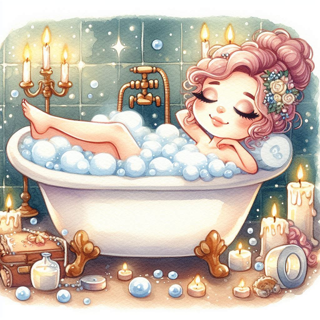 relaxing bath