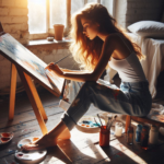 women painting